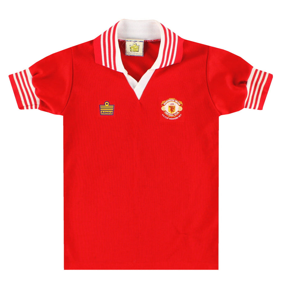 1977-80 Manchester United Admiral 'FA-Cup-Sieger' Heimtrikot Y