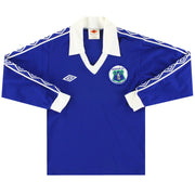 1978-79 Everton Umbro Heimtrikot Langarm S