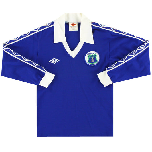 1978-79 Everton Umbro Home Shirt L/S S