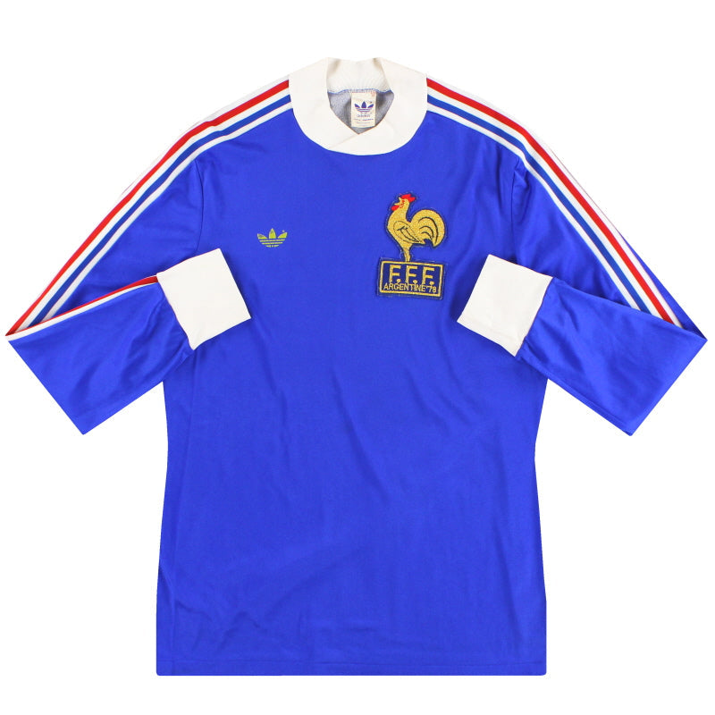 1978 Frankreich adidas 'Argentinien '78' Heimtrikot Langarm