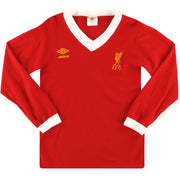 1979-82 Liverpool Umbro Heimtrikot Langarm *Neuwertig* S