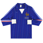 1980-82 Frankreich adidas Heimtrikot L/S J