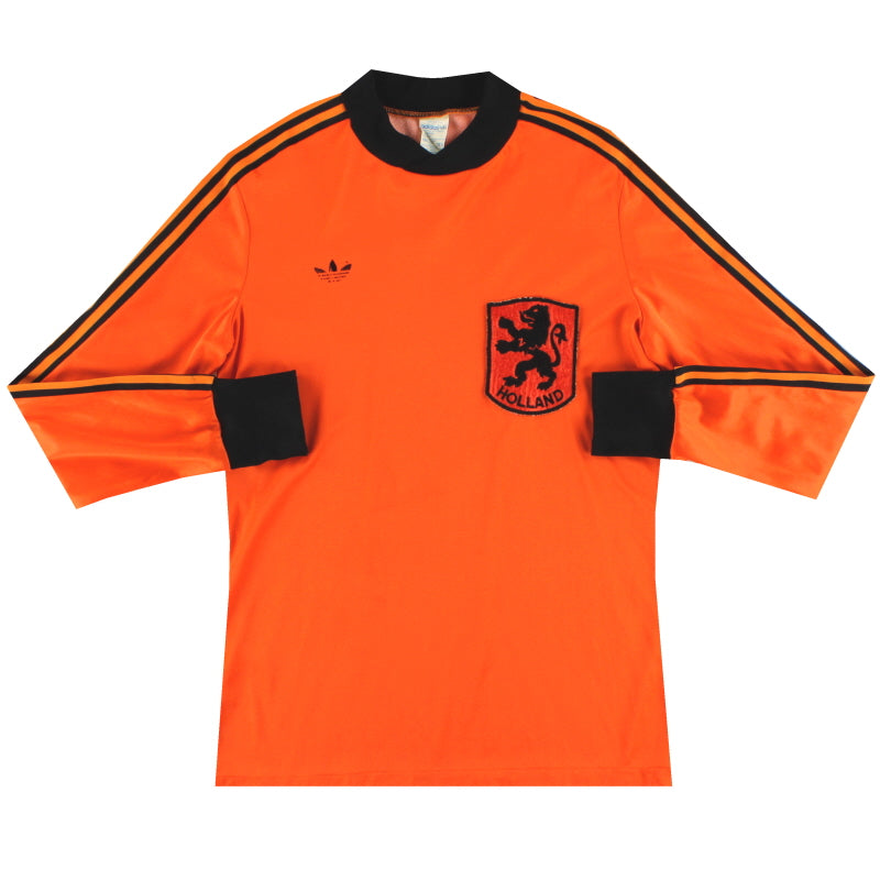 1980-82 Holland adidas Heimtrikot Langarm M