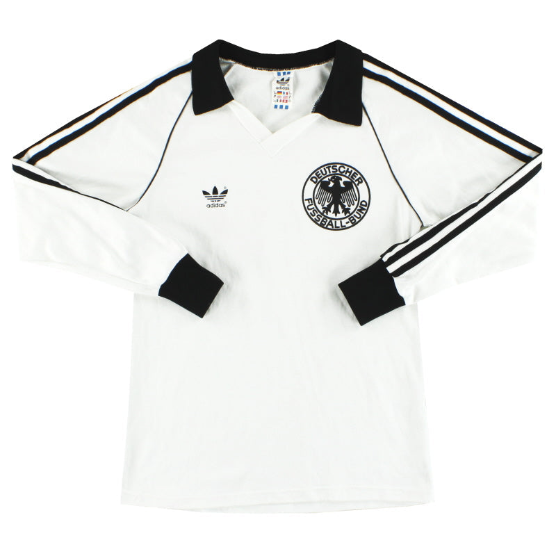 1980-82 BR Deutschland adidas Heimtrikot Langarm *Neuwertig* S
