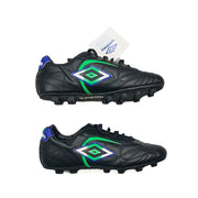 Klassische Umbro-Fußballschuhe (Grün/Blau) aus den 1980ern (Größe 11)