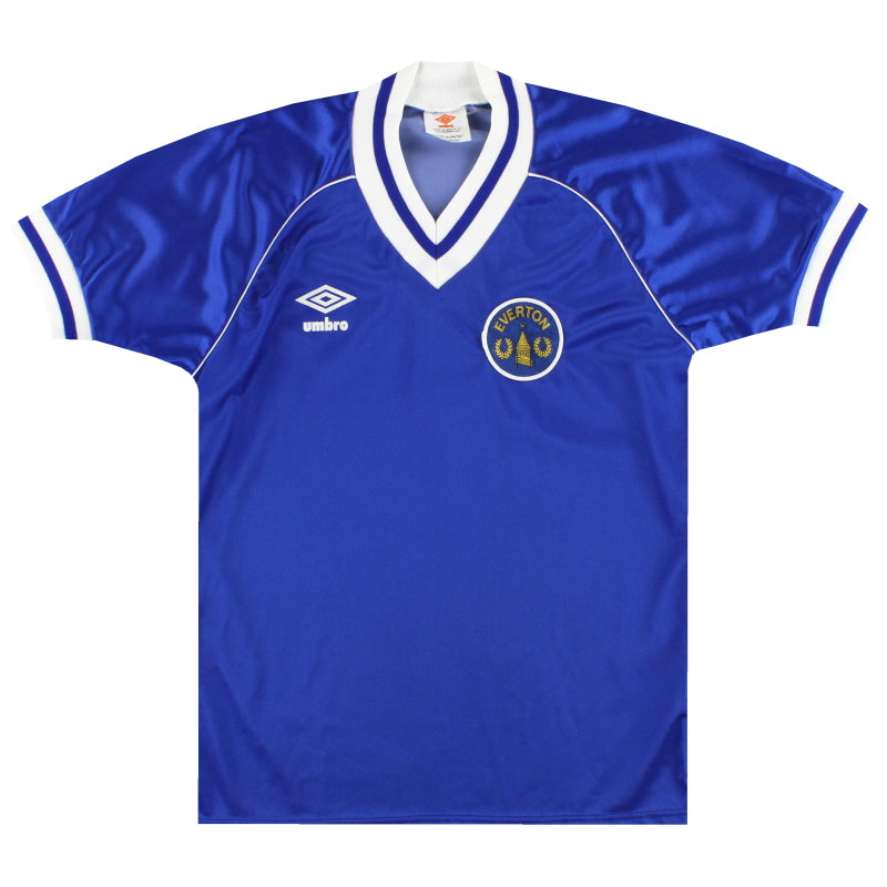 1982-83 Everton Umbro Heimtrikot *Neuwertig* S