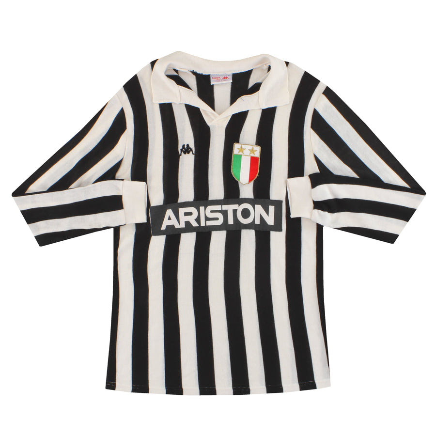 1982-83 Juventus Kappa Heimtrikot Langarm