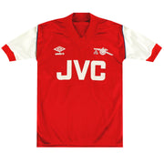1982-84 Arsenal Umbro Heimtrikot M.Jungen