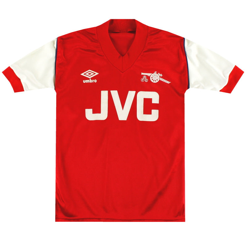 1982-84 Arsenal Umbro Heimtrikot M.Jungen