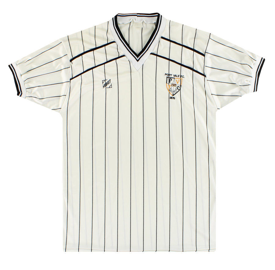 1984-86 Port Vale Hobott Home Shirt L