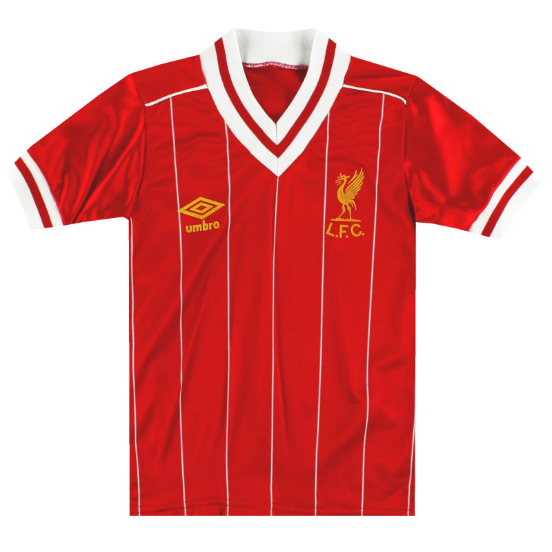 1982-85 Liverpool Umbro Heimtrikot Gr. Jungen M