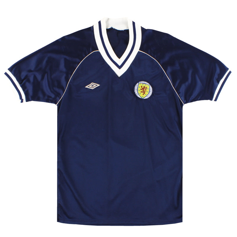 1982-85 Schottland Umbro Heimtrikot *Neuwertig* M