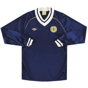 1982-85 Schottland Umbro Heimtrikot L/S