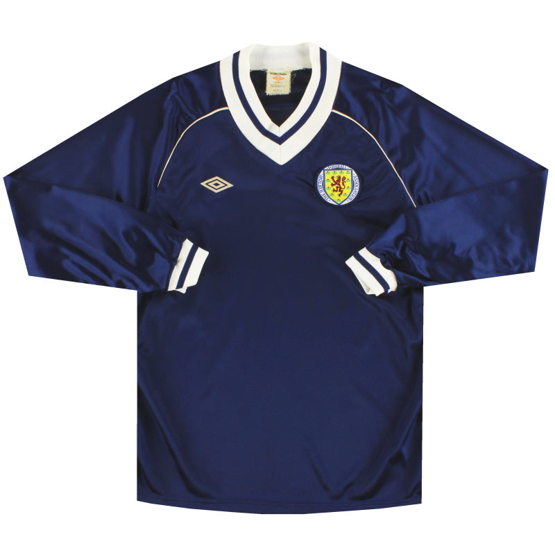 1982-85 Schottland Umbro Heimtrikot L/S