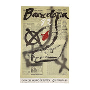 1982 Barcelona Fußball-Weltmeisterschaft Spanien Originaldruck