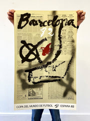 1982 Barcelona Fußball-Weltmeisterschaft Spanien Originaldruck