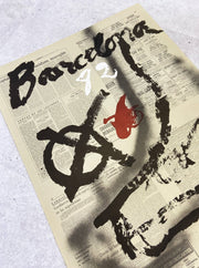 1982 Barcelona Fußball-Weltmeisterschaft Spanien Originaldruck