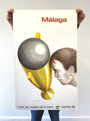 1982 Malaga Copa Del Mundo De Futbol Espana Originaldruck