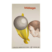 1982 Malaga Copa Del Mundo De Futbol Espana Originaldruck