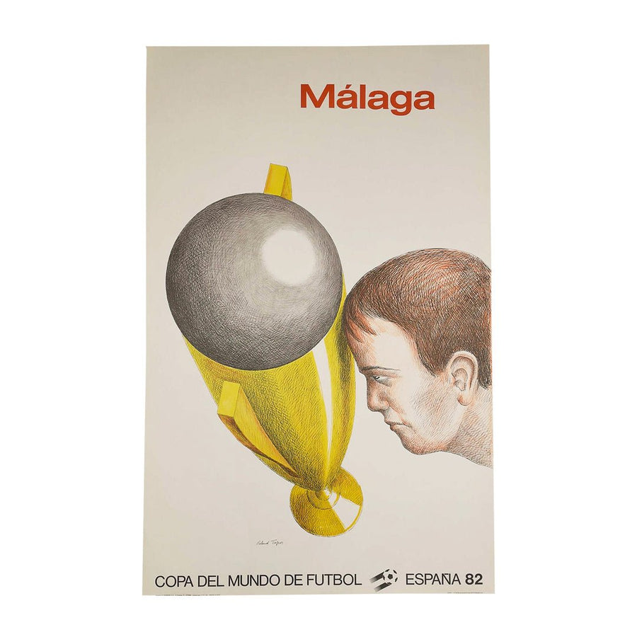 1982 Malaga Copa Del Mundo De Futbol Espana Originaldruck