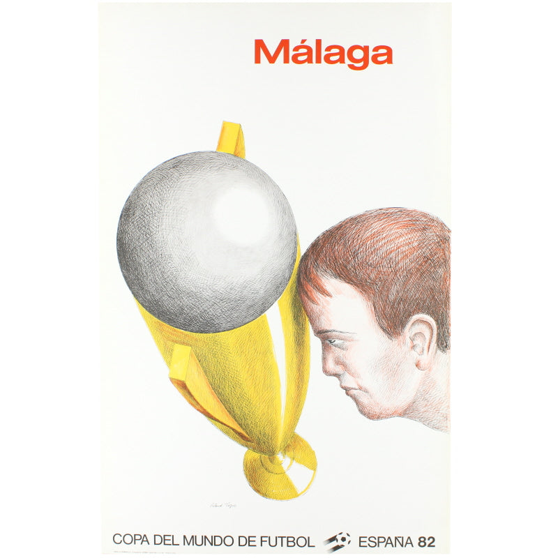 1982 Spanien Original-WM-Plakat (Málaga)