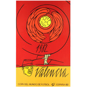 1982 Spanien Original WM (Valencia) Poster