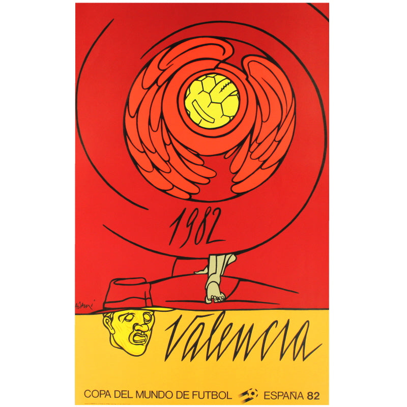 1982 Spanien Original WM (Valencia) Poster