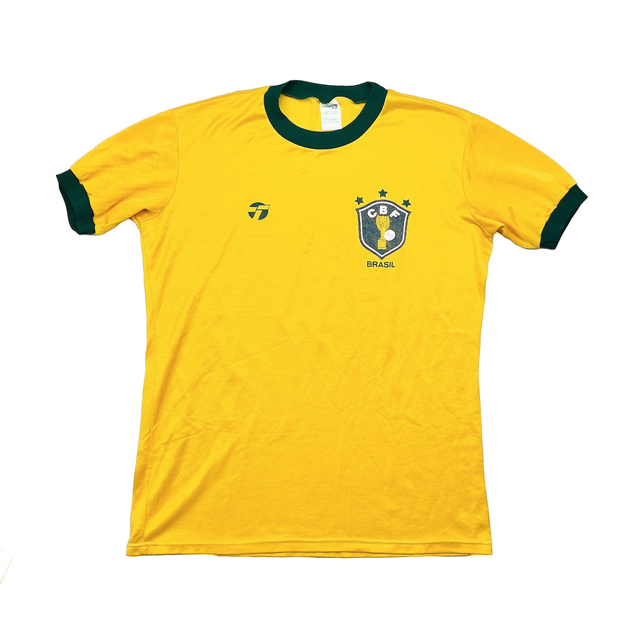 1982/85 Brasilien Heimtrikot (M) Topper