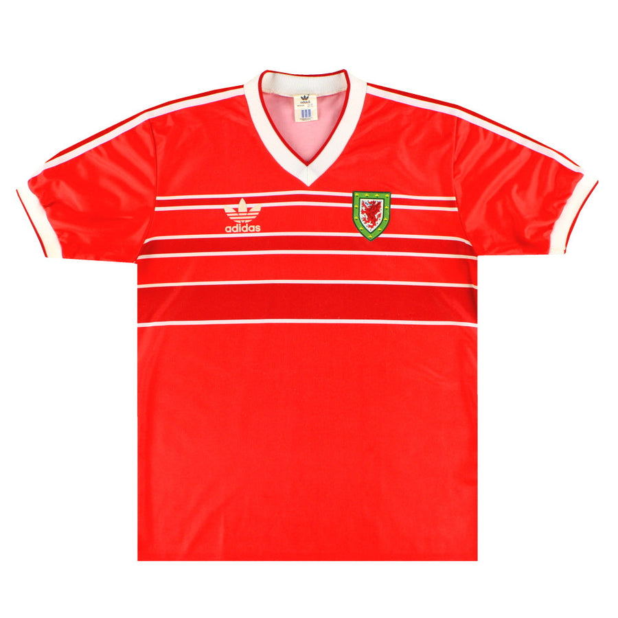 1984-86 Wales adidas Heimtrikot M