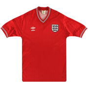 1984-87 England Umbro Auswärtstrikot *Neuwertig* Jungen L.