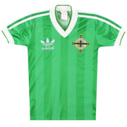 1985-86 Nordirland adidas Heimtrikot Knaben