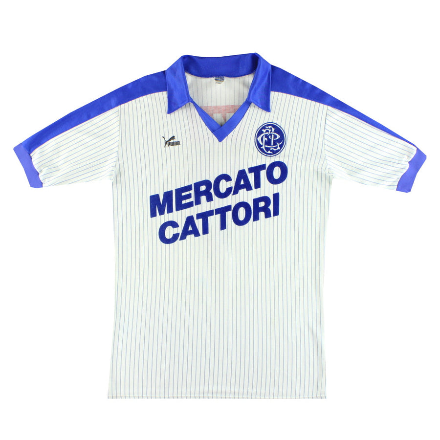 1985-86 FC Locarno Puma Spielerversion Heimtrikot #7 L