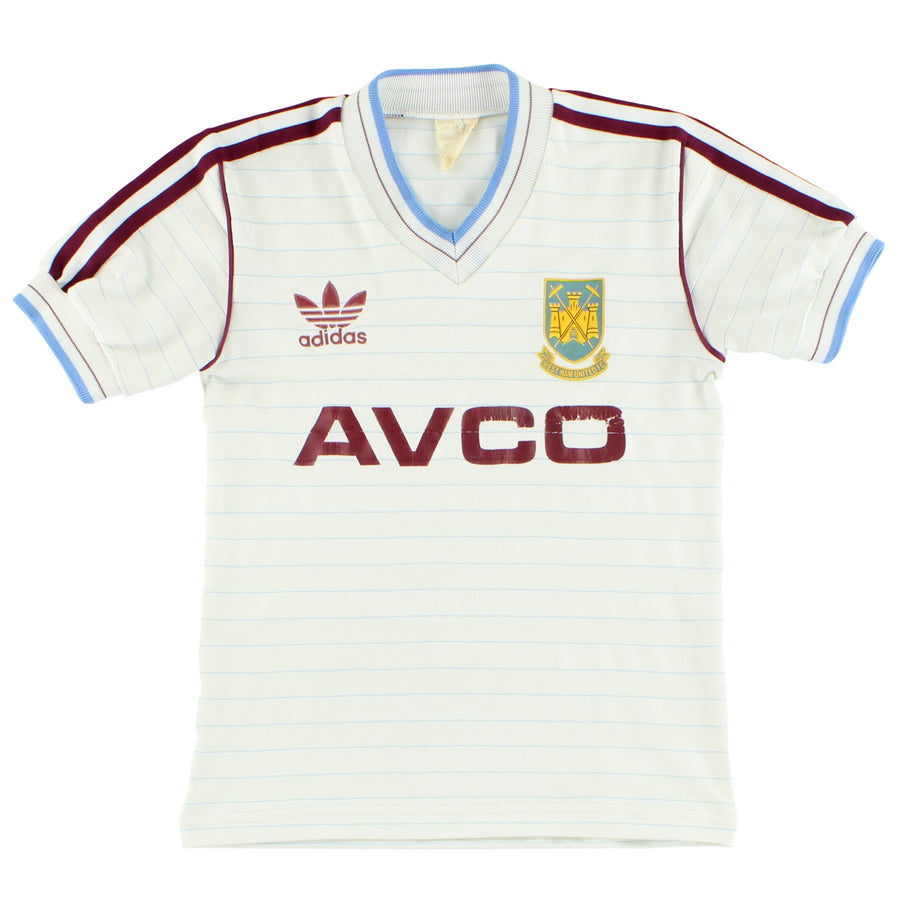1985-87 West Ham adidas Away Shirt L.Boys
