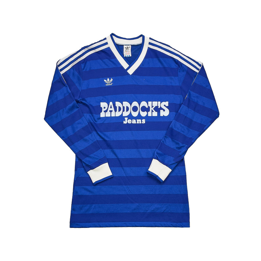1985/86 Schalke Langarm-Heimtrikot (M) Adidas