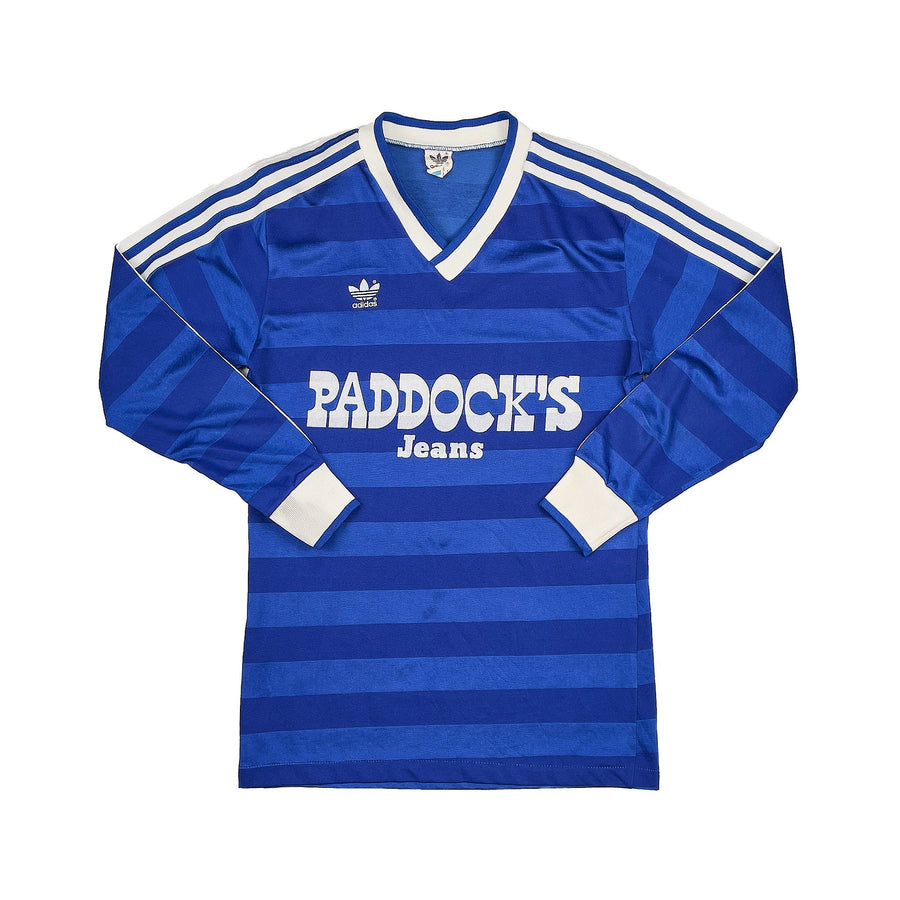 1985/86 Schalke L/S Heimtrikot (S) Adidas
