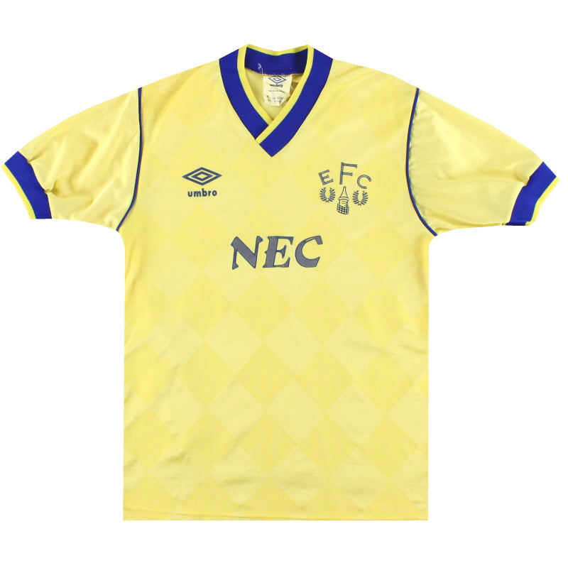 1986-88 Everton Umbro Auswärtstrikot S
