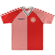 1986 Dänemark Hummel Heimtrikot S