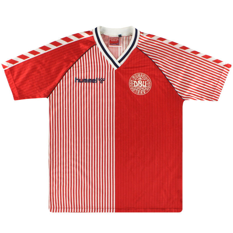 1986 Dänemark Hummel Heimtrikot S