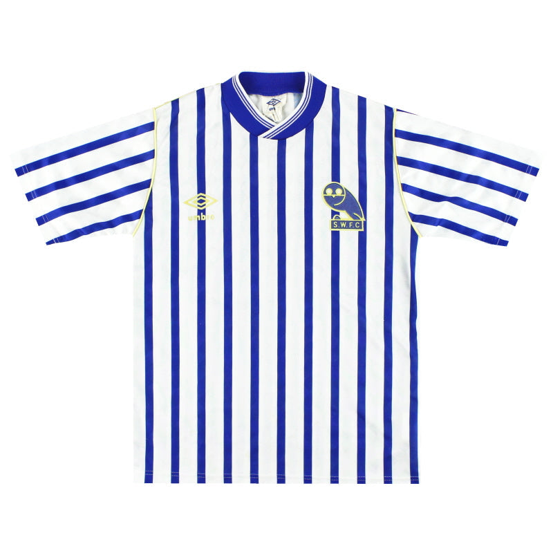 1987-89 Sheffield Wednesday Umbro Heimtrikot Gr. Y
