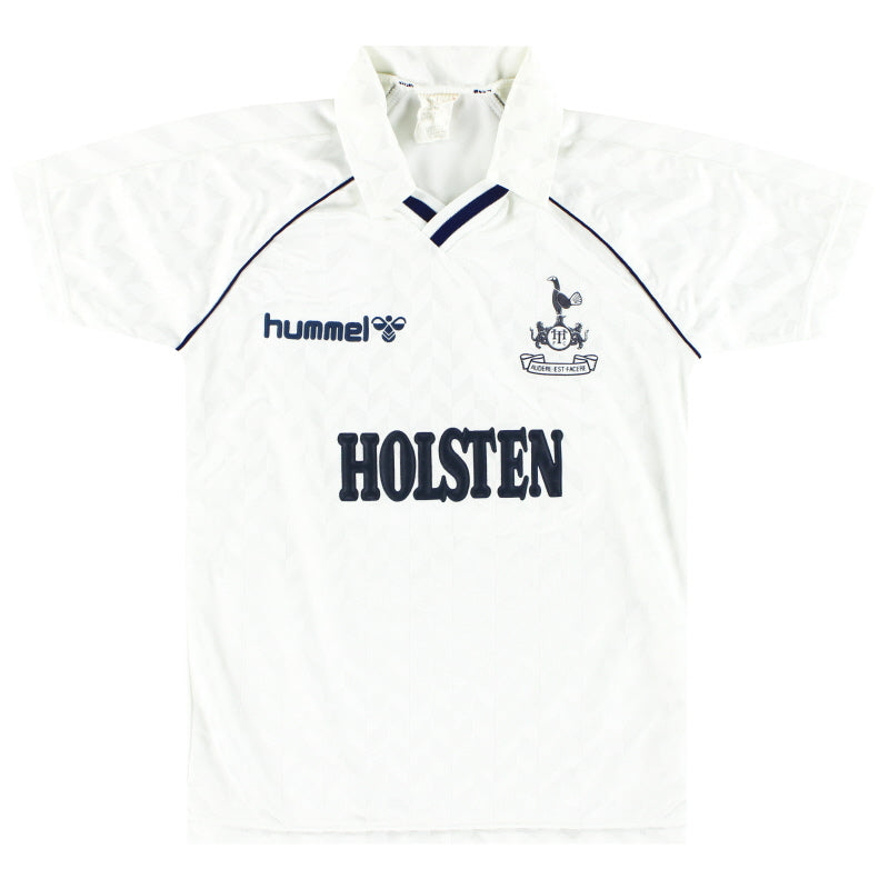 1987-89 Tottenham Hummel Heimtrikot Gr. L Jungen
