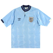 1987-90 England Umbro Drittes Trikot S