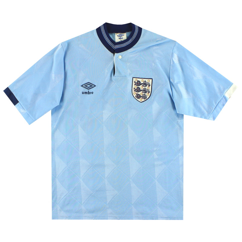 1987-90 England Umbro Drittes Trikot S
