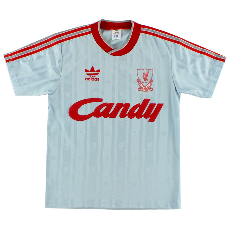 1988-89 Liverpool adidas Auswärtstrikot S