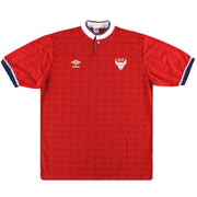 1988-89 Oxford United Umbro Auswärtstrikot S