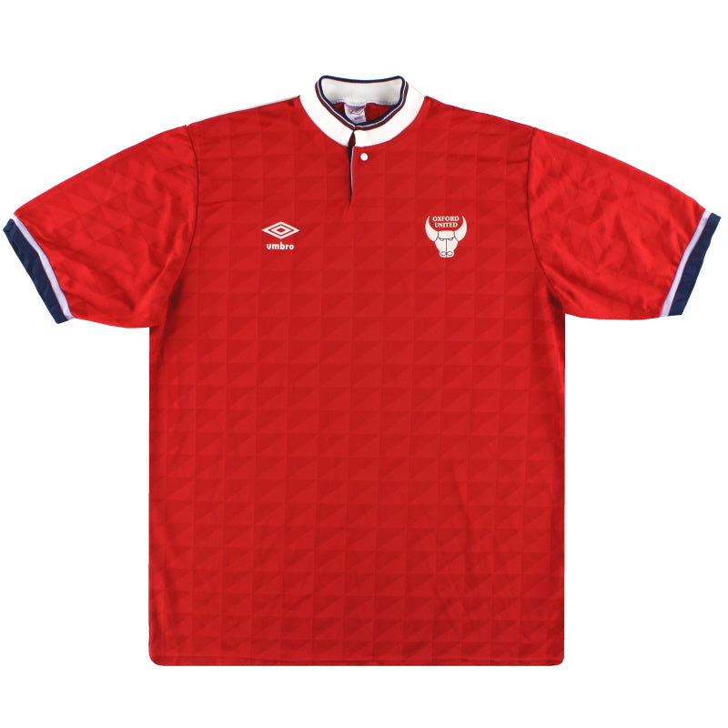 1988-89 Oxford United Umbro Auswärtstrikot S