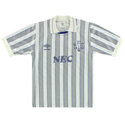 1988-90 Everton Umbro Auswärtstrikot Gr. L Jungen