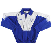 1988-90 Everton Umbro Trainingsanzug-Oberteil XS