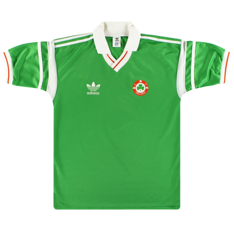 1988-90 Irland adidas Heimtrikot M