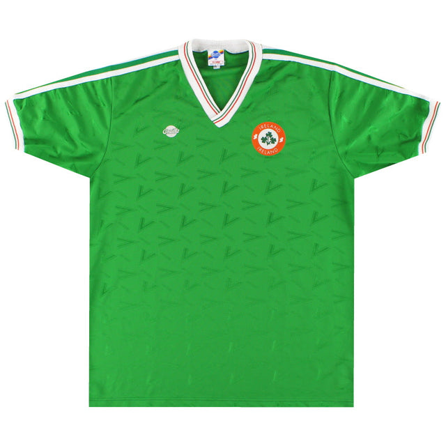 1988-90 Ireland O'neills Fan Home Shirt XL
