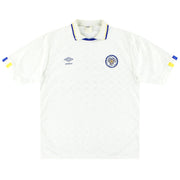 1988-90 Leeds Umbro Heimtrikot L